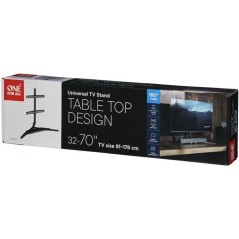 Support TV sur pied pour meuble - Anthracite - Orientable 180° - 32-7