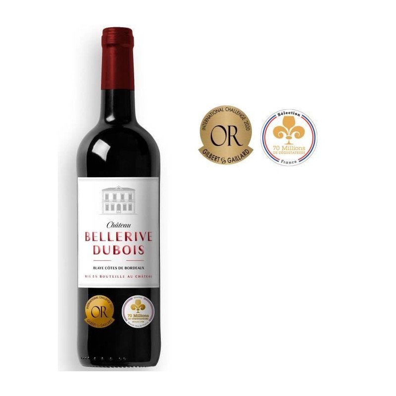 Château Bellerives Dubois 2022 Blaye Côtes de Bordeaux - Vin rouge d