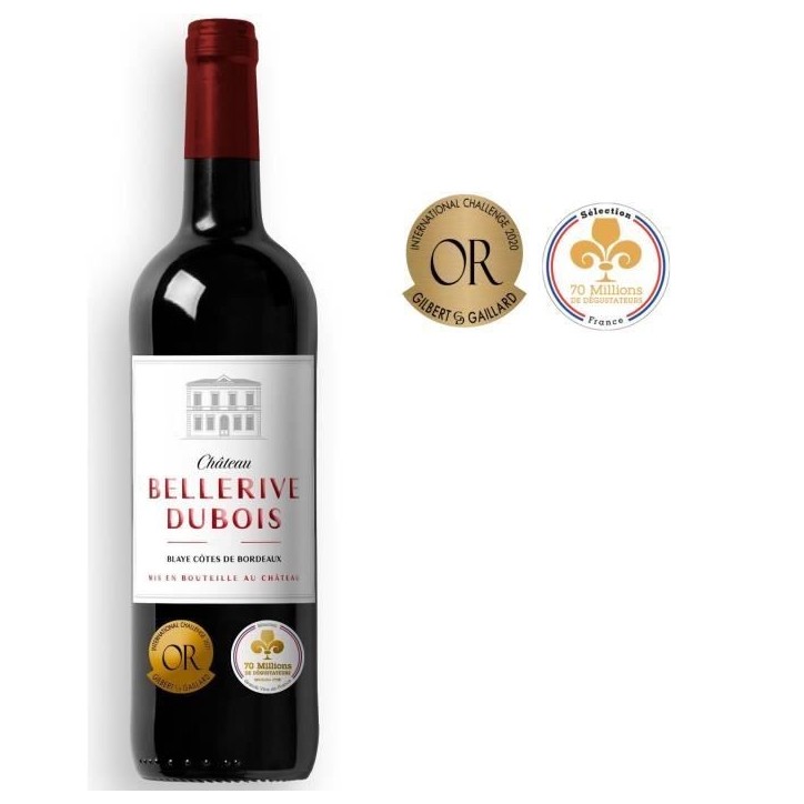 Château Bellerives Dubois 2022 Blaye Côtes de Bordeaux - Vin rouge de Bordeaux