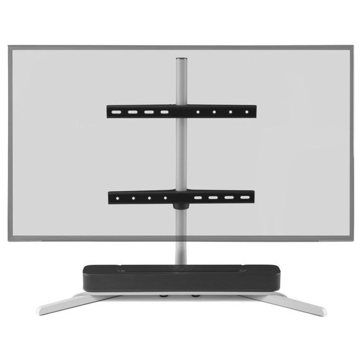 Support mural pour écran plat One For All sur pied pour meuble / TV Stand Design Table Top - Light/Silver - Orientable 180 - VE Support mural pour écran plat One For All sur pied pour meuble / TV Stand Design Table Top - Light/Silver - Orientable 180 - VE