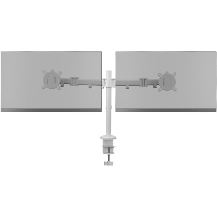 Support moniteur Smart - ONE FOR ALL - Vesa 100 - Double Bras - 13 et 32'' - 8kgs max - Hauteur réglable - Blanc