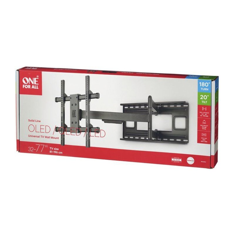 Support TV - Solid Distance murale extreme - Orientable 180° - 32-77'