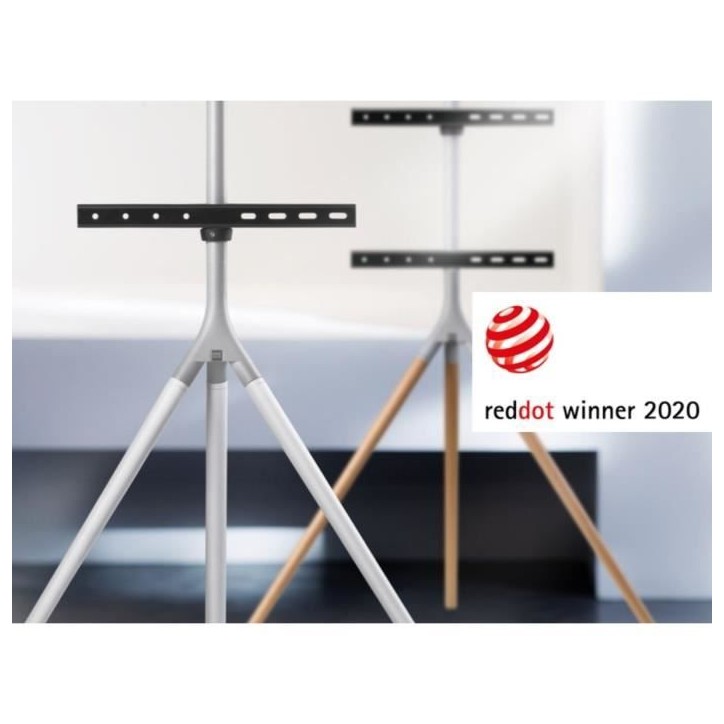 Support mural pour écran plat One For All WM7462 TRIPOD BLANC ARTIQUE POUR ECRAN DE 32'' A 65''