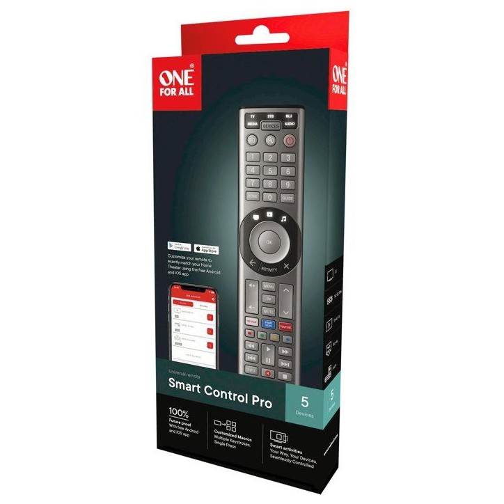 Télécommande universelle - Smart Control Pro - 8en1 Télécommande universelle - Smart Control Pro - 8en1