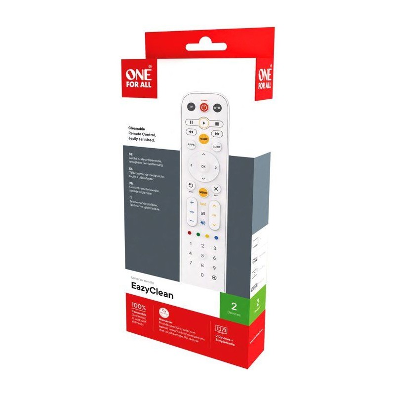 Télécommande universelle - EazyClean - 2en1