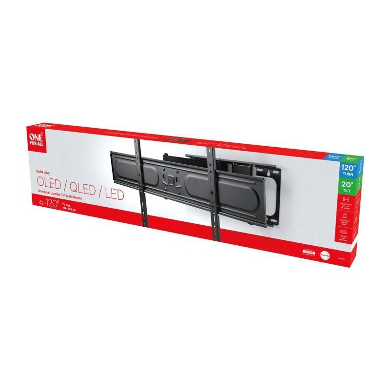 Support TV - Solid Jumbo - Orientable 120° - 42-120'' - VESA 900x600