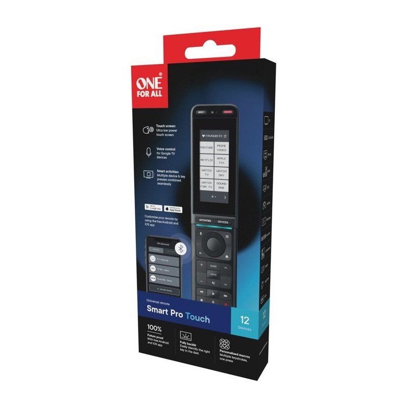 Télécommande universelle - Smart Control Pro Touch - 12en1
