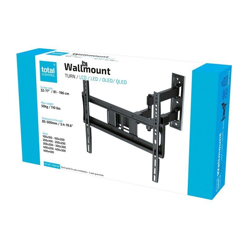 Support TV - Total-Control - 32-77'' - Orientable 180° - VESA 400 max