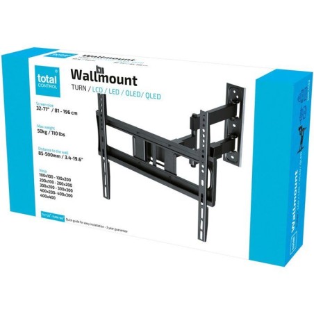 Support TV - Total-Control - 32-77'' - Orientable 180° - VESA 400 max