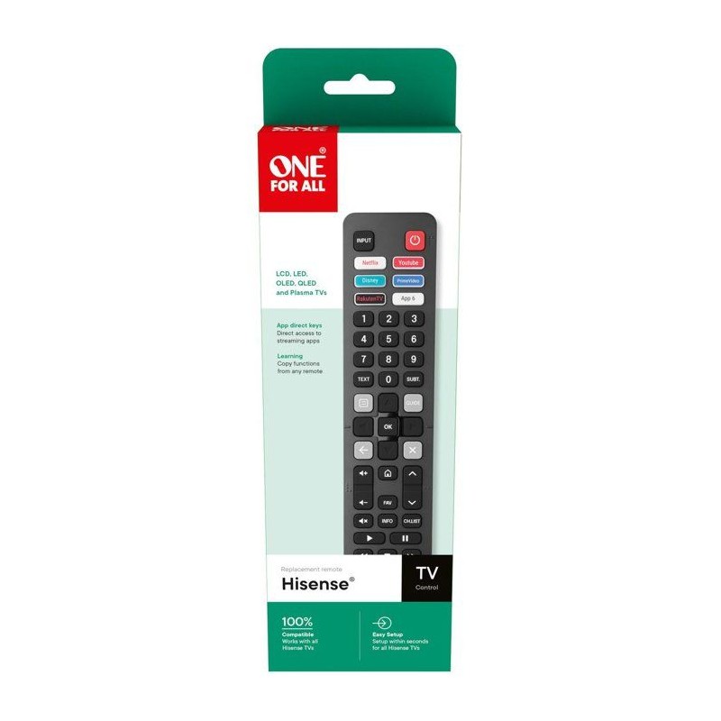 Télécommande TV - HISENSE
