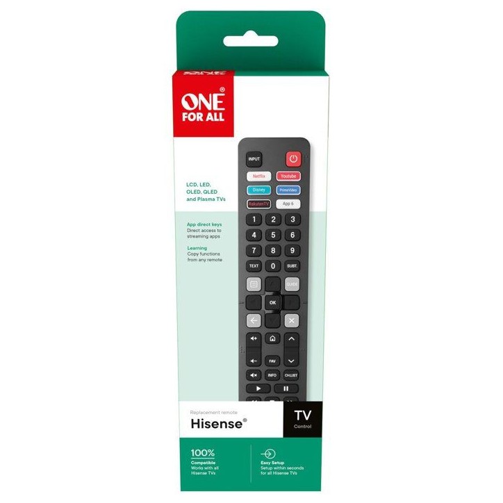 Télécommande TV - HISENSE