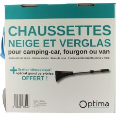 Chaussettes a neige - OPTIMA - Taille L - Polyéthylene haute résista