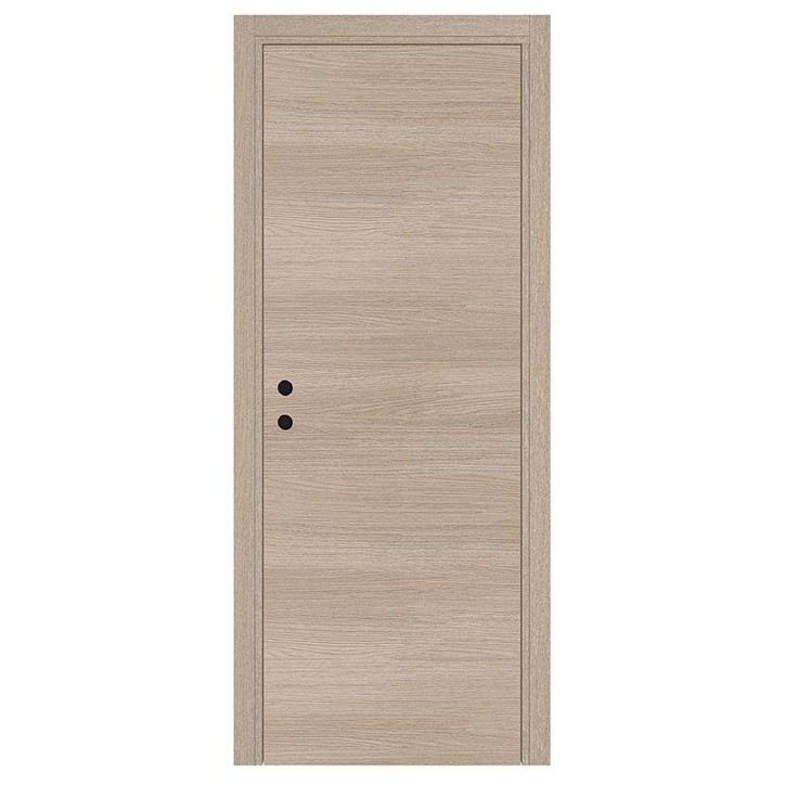 Bloc porte avec huisserie réversible et ajustable - OPTIMUM - Premium - Chene blond - H 204 x Ep 4,4 x L 73 cm