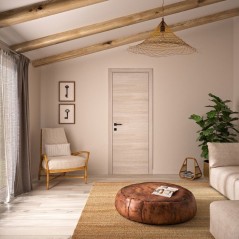 Bloc porte avec huisserie réversible et ajustable - OPTIMUM - Premium