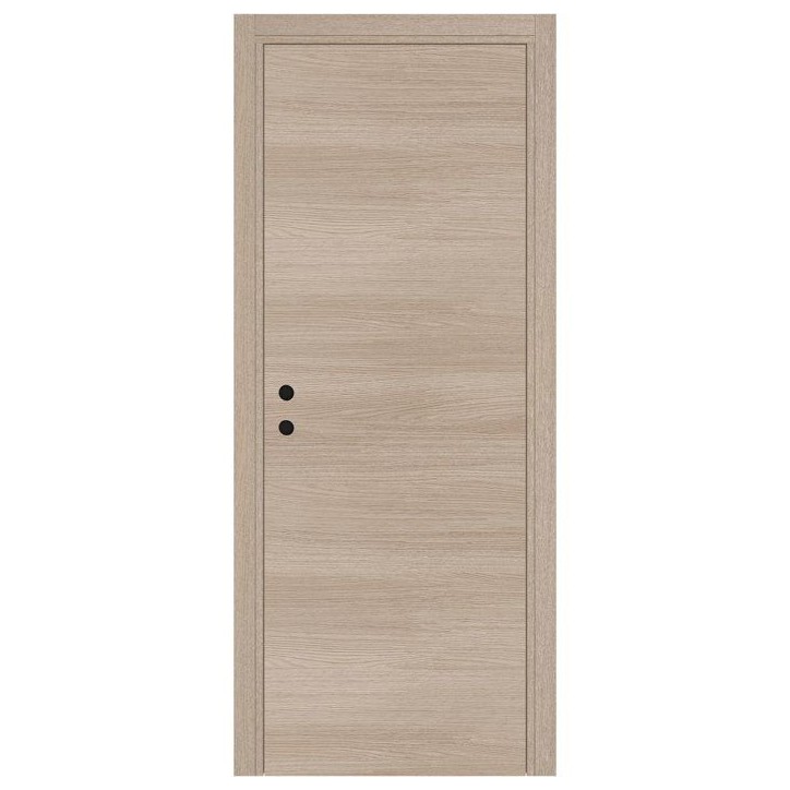 Bloc porte avec huisserie réversible et ajustable - OPTIMUM - Premium - Chene blond - H 204 x Ep 4,4 x L 83 cm