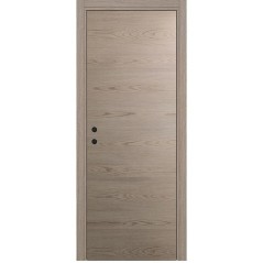 Bloc porte avec huisserie réversible et ajustable - OPTIMUM - Premium - Noisette - H 204 x Ep 4,4 x L 73 cm