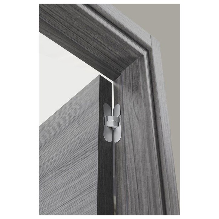 Bloc porte avec huisserie réversible et ajustable - OPTIMUM - Premium - Noisette - H 204 x Ep 4,4 x L 73 cm Bloc porte avec huisserie réversible et ajustable - OPTIMUM - Premium - Noisette - H 204 x Ep 4,4 x L 73 cm