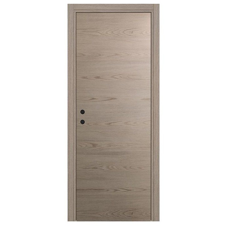 Bloc porte avec huisserie réversible et ajustable - OPTIMUM - Premium - Noisette - H 204 x Ep 4,4 x L 83 cm Bloc porte avec huisserie réversible et ajustable - OPTIMUM - Premium - Noisette - H 204 x Ep 4,4 x L 83 cm