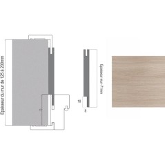Bloc porte avec huisserie réversible et ajustable - OPTIMUM - Premium