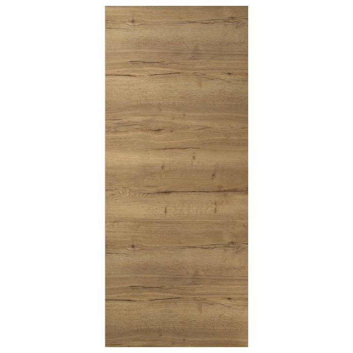 Porte coulissante - Chene authentique - H 204 x Ep 3,8 x L 83 cm - Non percée Porte coulissante - Chene authentique - H 204 x Ep 3,8 x L 83 cm - Non percée