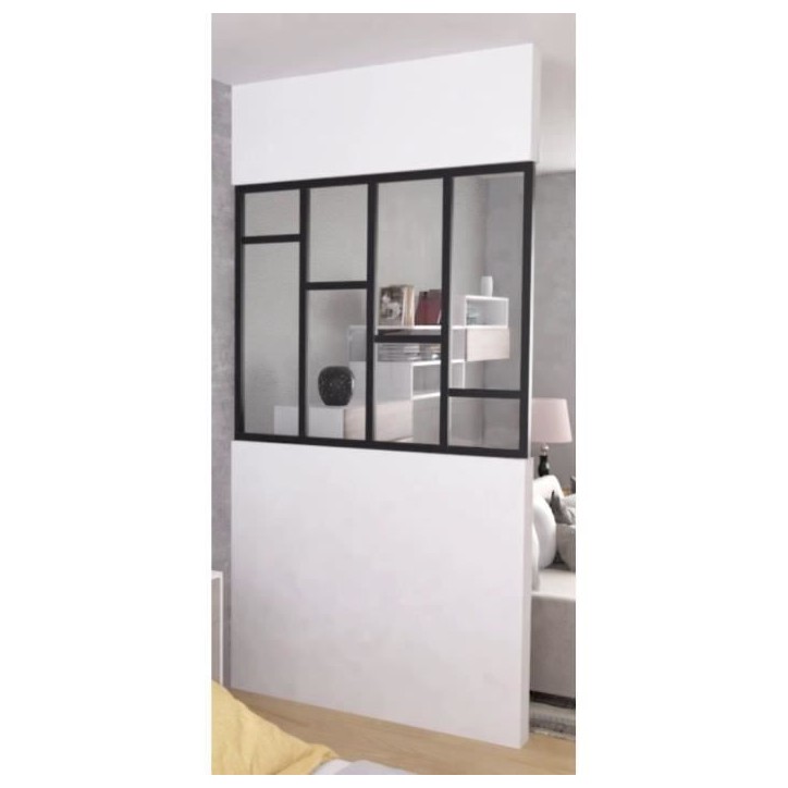 Kit lattes horizontales - OPTIMUM - Verriere fixe - H50 X L30 cm - Noir Kit lattes horizontales - OPTIMUM - Verriere fixe - H50 X L30 cm - Noir