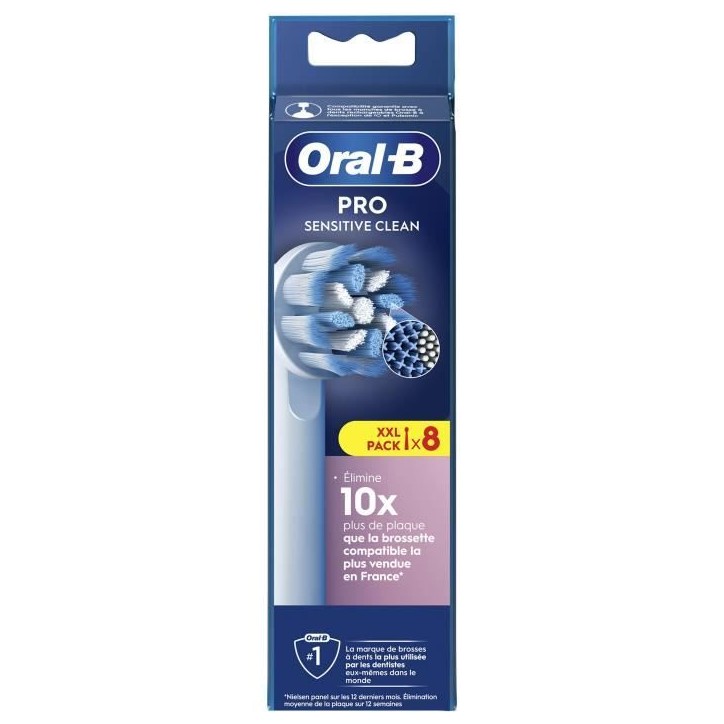 Brossettes - ORAL-B - Ultra thin - X-filaments (FR) x8 Brossettes - ORAL-B - Ultra thin - X-filaments (FR) x8