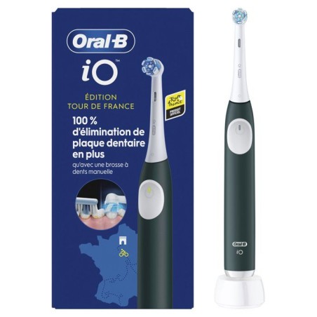 Brosse a dents électrique - ORAL-B - iO2 - licence Tour de France - noir - micro-vibrations - batterie rechargeable