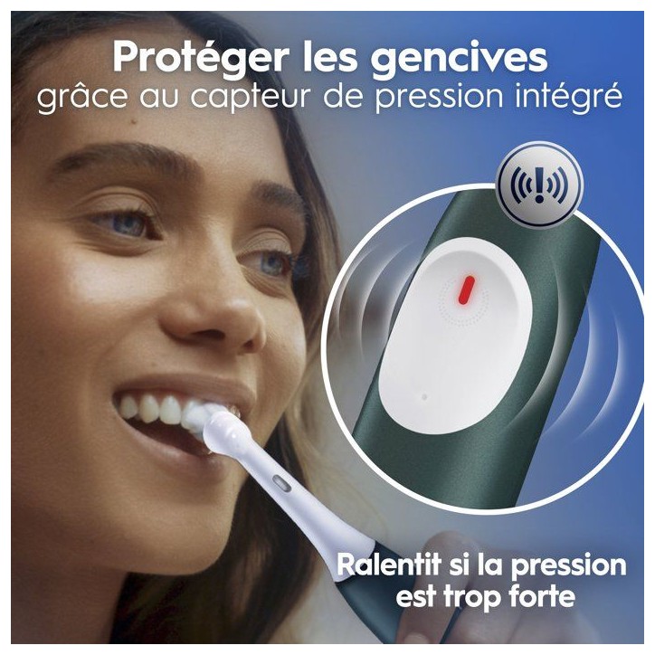 Brosse a dents électrique - ORAL-B - iO2 - licence Tour de France - noir - micro-vibrations - batterie rechargeable Brosse a dents électrique - ORAL-B - iO2 - licence Tour de France - noir - micro-vibrations - batterie rechargeable