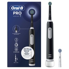 Brosse a dents électrique - ORAL-B - Pro 1 - Noir - Oscillo-rotatif -