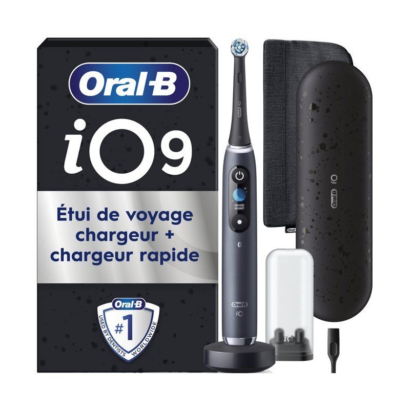 Brosse a dents électrique - ORAL-B - iO9 Series Noir Onyx - Micro-vib