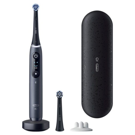 Brosse a dents électrique - ORAL-B - iO9 Series Noir Onyx - Micro-vibrations - Rechargeable + 2 Brossettes