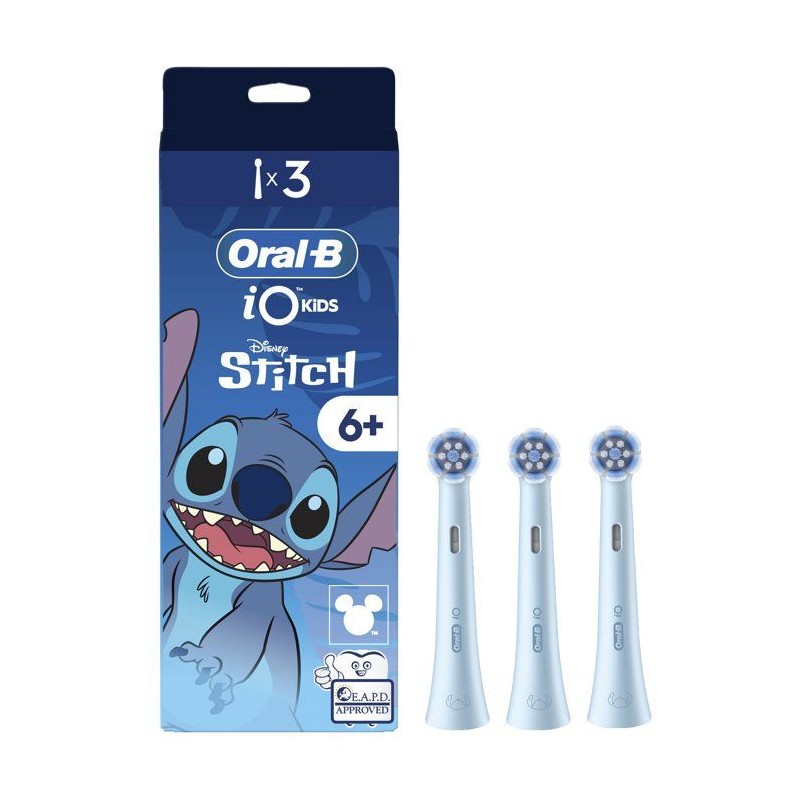 Pack de 3 brossettes Stitch - ORAL-B - iO Kids6+ - Pour enfant - Extra