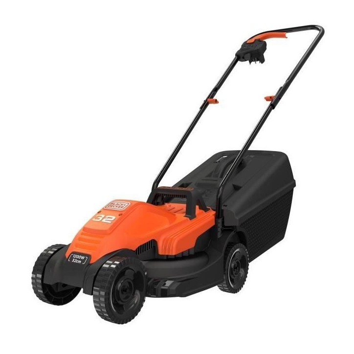 Tondeuse électrique filaire - BLACK&DECKER - BEMW451-QS - 1200W - 32cm de coupe Tondeuse électrique filaire - BLACK&DECKER - BEMW451-QS - 1200W - 32cm de coupe