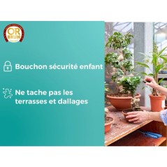 Engrais bonsais - OR BRUN - OBRECLBONSAI250 - 250 ml - Améliore et favorise la croissance - Fabriqué en France