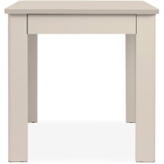 Table a Manger OSLO - Beige - Carré - 4 personnes - 80 x 80 x 77 cm