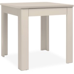 Table a Manger OSLO - Beige - Carré - 4 personnes - 80 x 80 x 77 cm