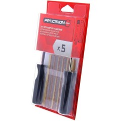 5 Meches & outils réparation pneus tubeless - PRECISION STEEL