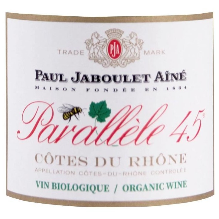 Maison Paul Jaboulet Ainé 2024 Côtes du Rhône - Vin blanc de la Vallée du Rhône - Bio