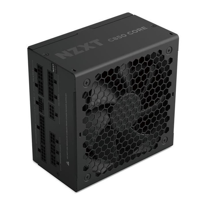 Alimentation PC - NZXT - PA-8G3BB-EU - C850 Gold Core - 80Plus Gold - Fully-modular - ATX 3.1 Power Supply - EU Power Cord Alimentation PC - NZXT - PA-8G3BB-EU - C850 Gold Core - 80Plus Gold - Fully-modular - ATX 3.1 Power Supply - EU Power Cord