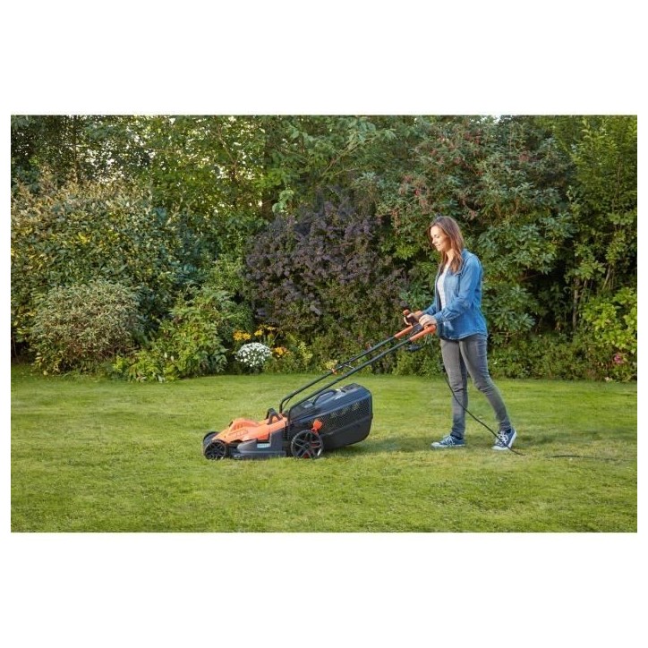 Tondeuse électrique filaire - BLACK+DECKER - BEMW481BH-QS - 1800W - 42cm de coupe