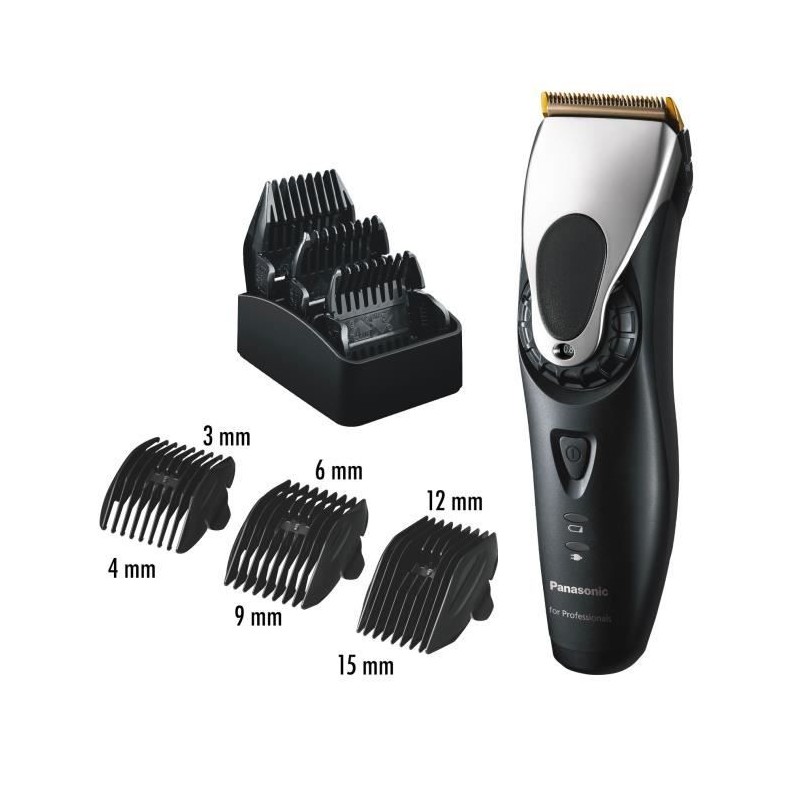 Tondeuse cheveux professionnelle PANASONIC ER-GP65 - sans fil - Tete d
