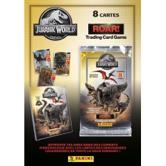 Pack de démarrage - PANINI - JURASSIC WORLD 4 TCG - Album + 2 pochettes - 16 cartes - Carte Edition limitée N°1