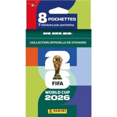 Blister - PANINI - COUPE DU MONDE DE LA FIFA 26TM - 8 pochettes de 7 s