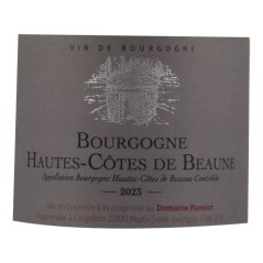 Domaine Pansiot 2023 Bourgogne Hautes-Côtes de Beaune - Vin blanc de Bourgogne