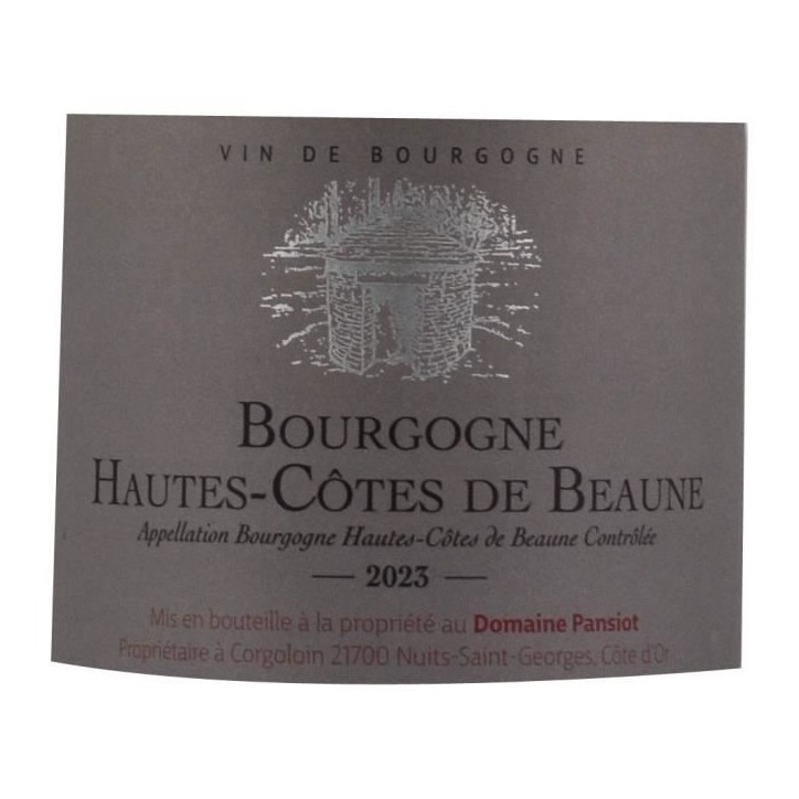 Domaine Pansiot 2023 Bourgogne Hautes-Côtes de Beaune - Vin blanc de Bourgogne
