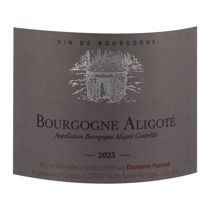 Domaine Pansiot 2023 Bourgogne Aligoté - Vin blanc de Bourgogne