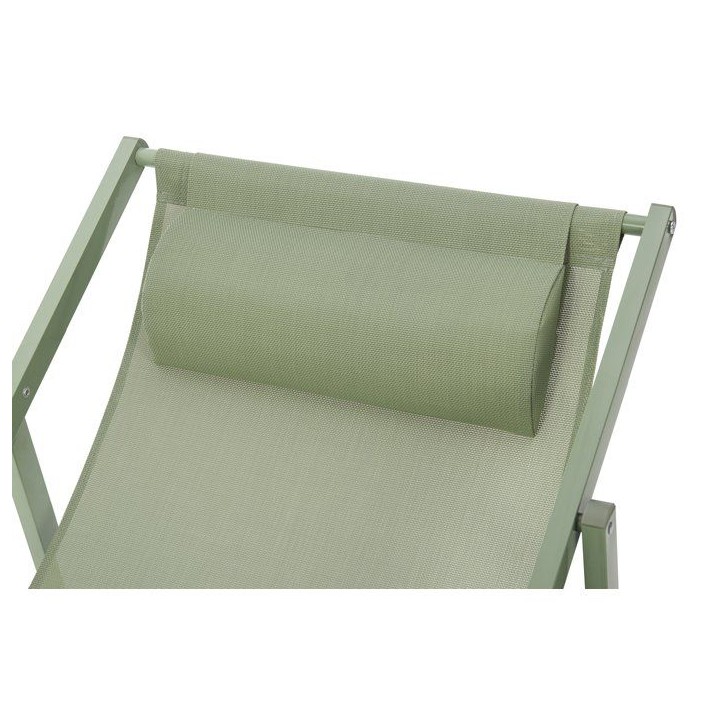 Chilienne PAROS - Structure en acier - L 63 x P 104 x H 97 cm - Vert kaki Chilienne PAROS - Structure en acier - L 63 x P 104 x H 97 cm - Vert kaki