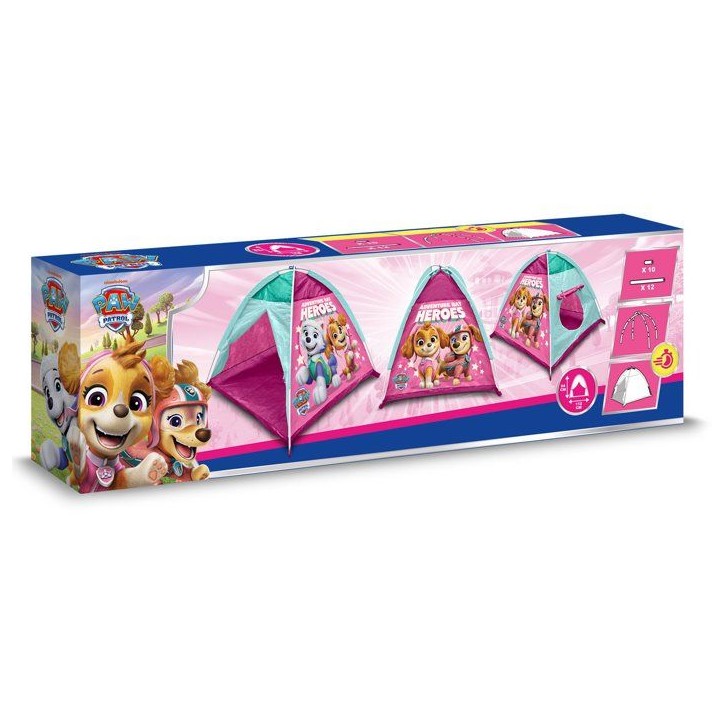 Tente dôme de jeu - PAT'PATROUILLE - 112 x 112 x 94 cm - Rose Tente dôme de jeu - PAT'PATROUILLE - 112 x 112 x 94 cm - Rose