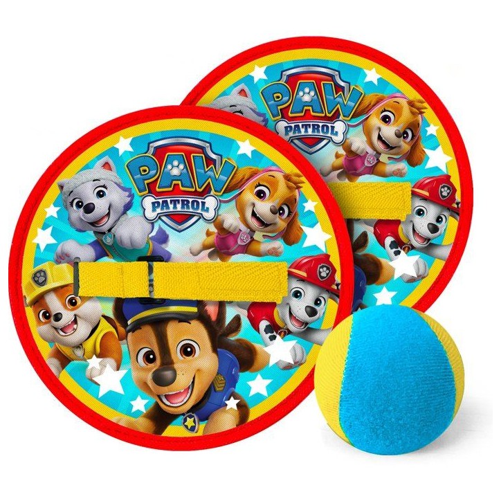 Jeu de lance-attrape balle - PAT'PATROUILLE - 2 raquettes Scratch Jeu de lance-attrape balle - PAT'PATROUILLE - 2 raquettes Scratch