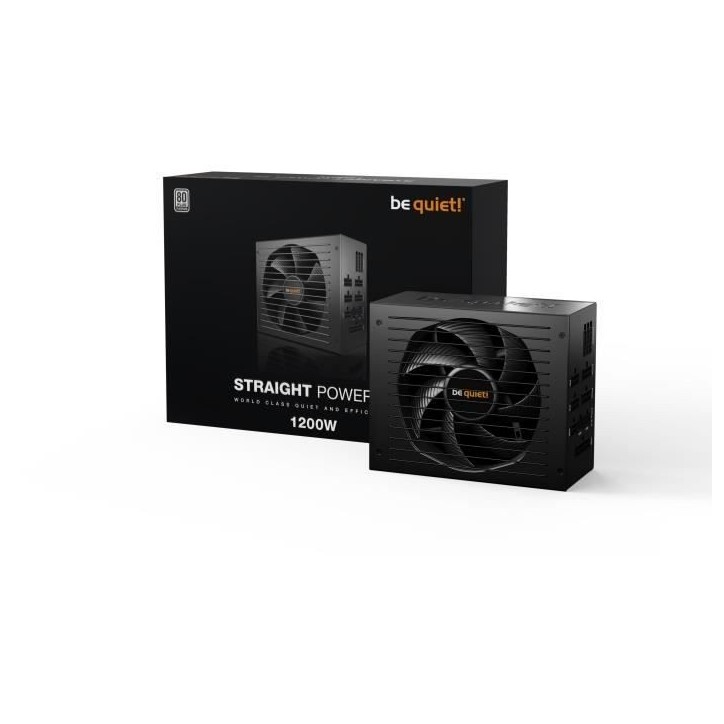 Alimentation PC - BE QUIET! - Straight Power 12 Platinum - 1200 W - 80 PLUS Platinum - Modulaire Alimentation PC - BE QUIET! - Straight Power 12 Platinum - 1200 W - 80 PLUS Platinum - Modulaire